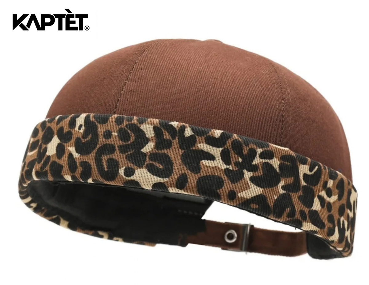 Bonnet Docker Léopard – Sans Visière