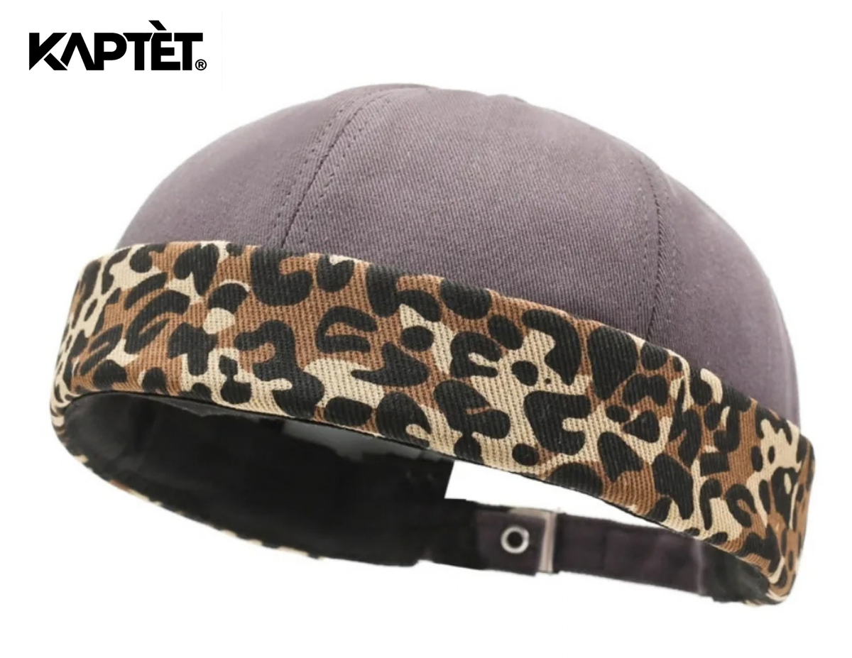 Bonnet Docker Léopard – Sans Visière