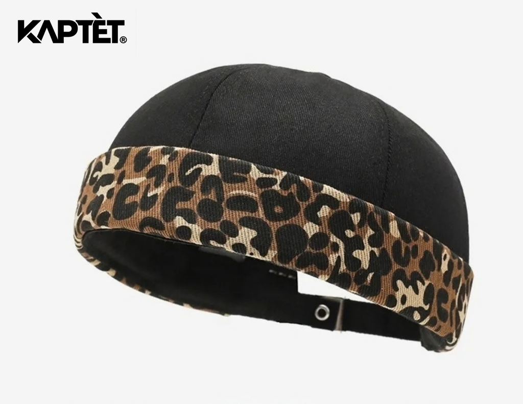 Bonnet Docker Léopard – Sans Visière